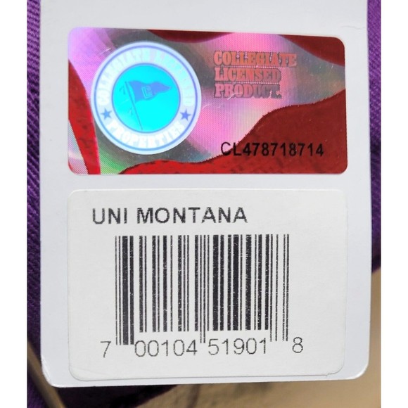 UNI University Of Montana  Authentic Strap Back Low Profile Hat Cap Purple - Picture 7 of 7